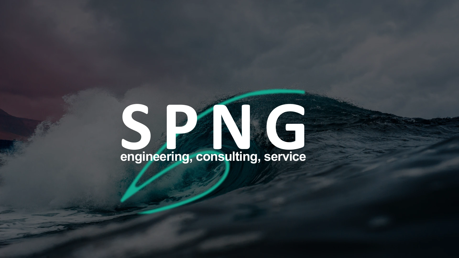 The SPNG logo emerges from an ocean wave